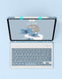 Keyboard Case for iPad Mini 6 (6th Generation) with Mouse, Detachable Wireless Bluetooth Keyboard, Pencil Holder, Slim