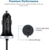 Fast Car Charger with Built-in 3ft Type C Fast Charging Cable, 3.4A USB C Car Adapter for Samsung Galaxy S24, S23, S22,