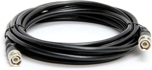 Cmple BNC Male to BNC Male Coaxial Cable, RG59u, 75ohm, Black, 12FT