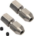 2Pack (5mm 4mm) Vgoohobby CNC Stainless Steel RC Flex Collet Coupler Flexible Coupling Motor Shaft Locker for DIY RC