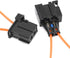 KHGUZ 2PCS Car Fiber Optic Loop, Vehicle Female and Male Fiber Optic Bypass Loop Adapter Connector for Radio and Audio