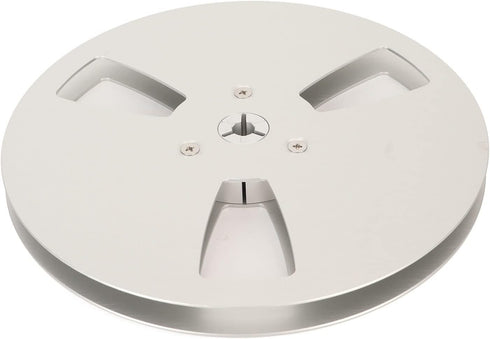 FOLOSAFENAR 1/4 Inch 7 Inch 3 Hub Empty Reel to Reel Take-up Reel - Universal Holes Aluminum Alloy Opening Part, Low