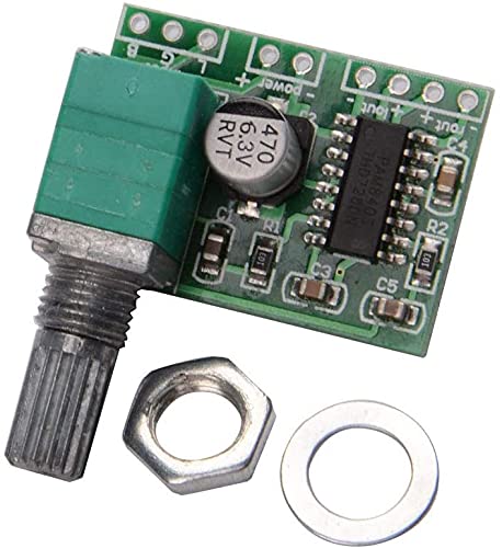 5pcs Mini PAM8403 DC 5V 2 Channel USB Digital Power Amplifier Board Module, 2 * 3W Volume Control