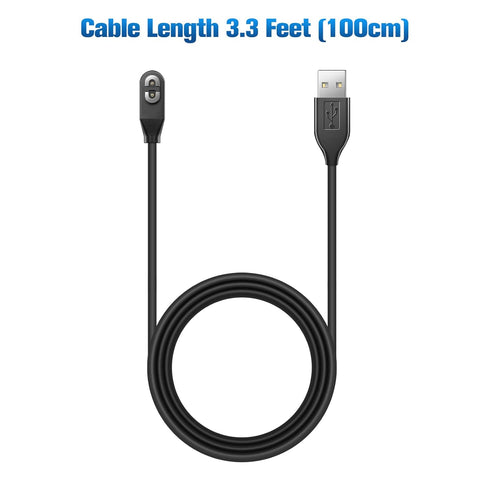 2-Pack Magnetic USB Charging Cable for Shokz Aeropex, OpenRun, OpenRun Pro, OpenRun Mini & OpenComm 2/UC - 3.3ft