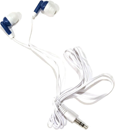 100 Pack MP3 TFD Supplies Wholesale Bulk Earbuds Headphones for iPhone, Android, Player - Mixed Colors