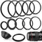 10 Pieces Metal Step-Down Adapter Rings Kit for DSLR Camera Lens Filter Stepping