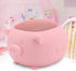 Socobeta Portable Lovely Pig Wireless Bluetooth 5.0 Speaker with Built-in Mic for Home/Travel (Pink)
