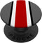 Ohio Home State Pride Red and Gray Striped PopSockets Standard Grip