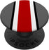 Ohio Home State Pride Red and Gray Striped PopSockets Standard Grip