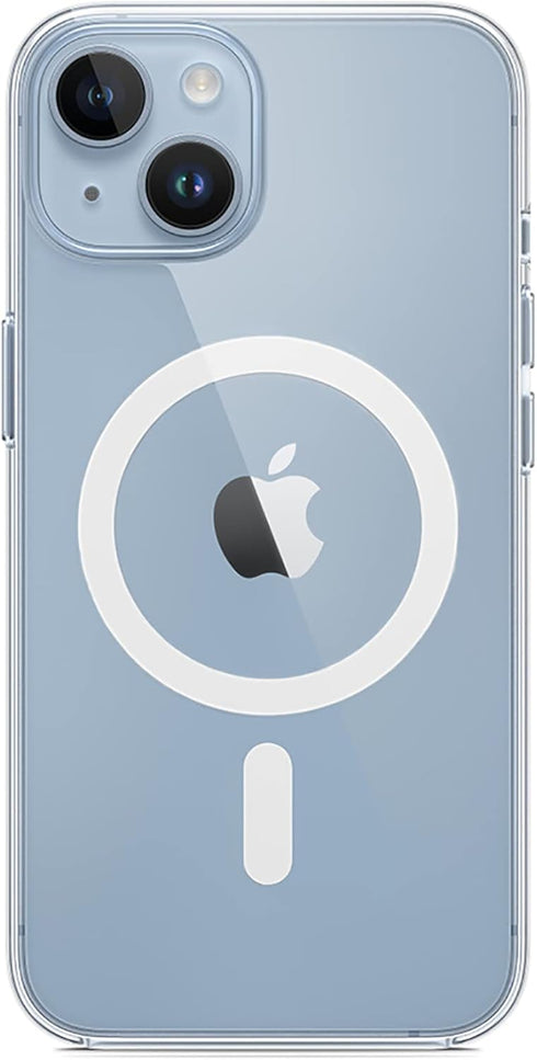 iPhone 13 & 14 Case - Strong Magnetic Clear, 10Ft Military-Grade Protection, Slim Shockproof MagSafe Compatible, 6.1"