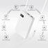 Universal Laptop Charger 90W 65W 45W with 12 Tips for HP, Acer, Lenovo, Dell, Samsung, Sony, IBM, Fujitsu, White