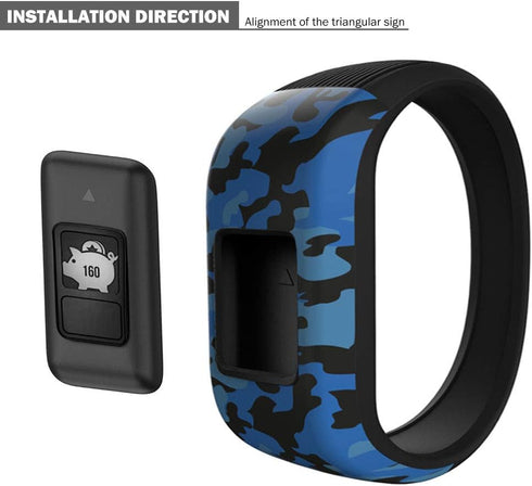 Replacement Bands Compatible with Garmin Vivofit jr/jr 2/3, Silicon Stretchy Watch Bands for Kids