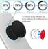 8pcs Clear Sticky Adhesive Pads for Socket Base Mount, 1.38 inches Round Double-Sided Replacement Tapes for Phone Stand
