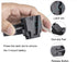 LSYRIA V Mount Battery Clamp Mount, V Mount Tripod Battery Plate with Crab-Shaped Quick Release Clamp Compatible