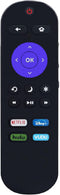 Remote for All ONN Roku TV, Compatible with Disney Plus, Netflix, VUDU, HULU
