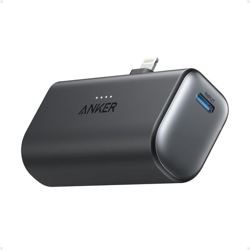 Anker 5,000mAh 12W, 14/13/12 Nano Portable Charger for iPhone, with Built-in MFi Certified Lightning Connector, Power