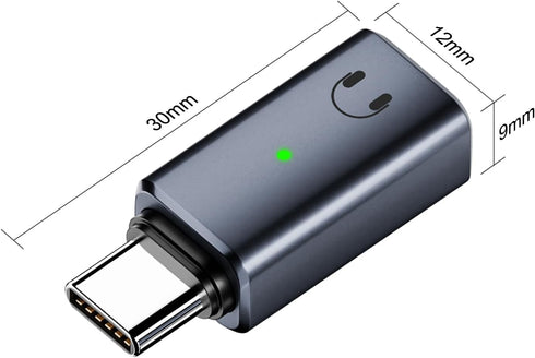 USB-C to Lightning Audio Adapter for iPhone 15/15 Plus/15 Pro/15 Pro Max, iPad Pro/Air, USB Type C Male to Lightning