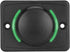 Car USB Socket 3.1A DC12V/24V, Black Waterproof Dual USB Port Power Outlet with LED Car Accessory (Green)