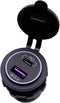 QC3.0 USB A Charger Socket for Car, LOKEKE Waterproof 45W PD USB Type C & QC3.0 Quick Charger Power Outlet Adapter for