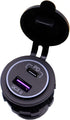 QC3.0 USB A Charger Socket for Car, LOKEKE Waterproof 45W PD USB Type C & QC3.0 Quick Charger Power Outlet Adapter for