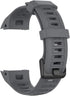 Replacement Silicone Wrist Band for Garmin Instinct 2/Instinct Tactical/Esports/Solar, Water Resistant Strap (Gray)