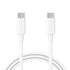 USB C to USB C Charger Cable (6.6ft), 60W (3A) for iPhone 15/15 Pro/15 Plus/15 Pro Max, iPad Mini 6, MacBook Pro