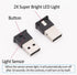 AOZITA 8 5V) 2) Mini USB LED RGB Light Brightness Adjustable Color Changeable for Car, Laptop, Keyboard. Atmosphere