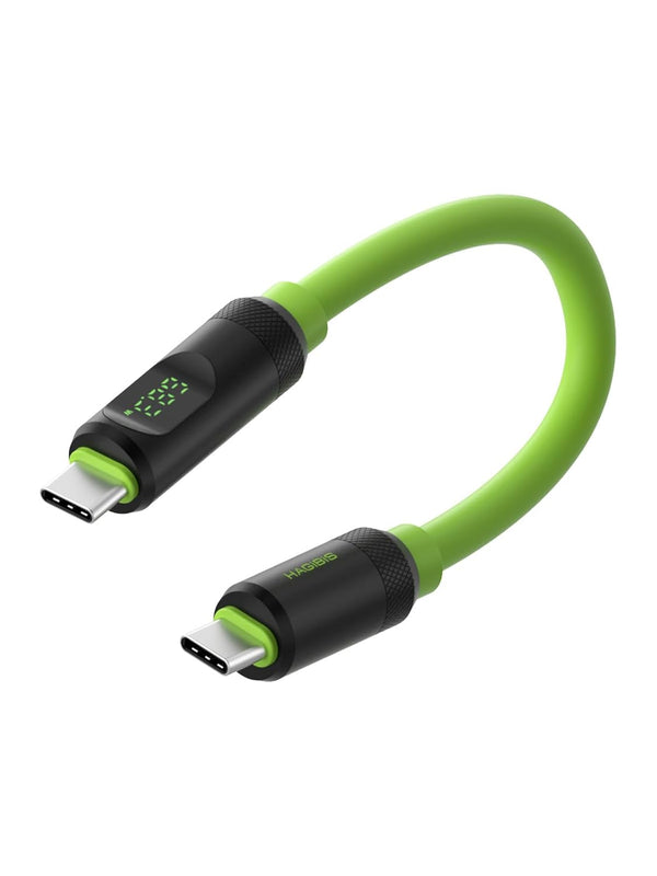Hagibis USB 4 Cable, LED Display USB C 240W Fast Charging Cable with 8K@60Hz Data Transfer for iPhone 15/15 Pro Max
