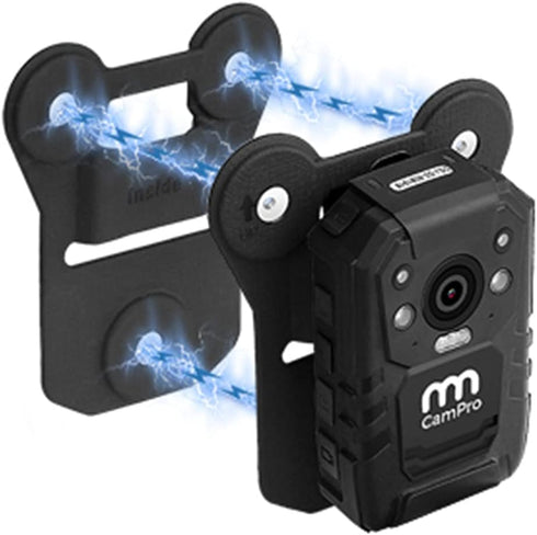 MM CAMMPRO Magnetic Mount for Body Camera, Universal Wearable Clip for All Brand Body Cameras