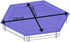 Wuyangcun (230x200cm/91x79 Sandbox Cover Oxford Cloth Waterproof Dustproof Hexagonal Green Protect Sandbox Sand