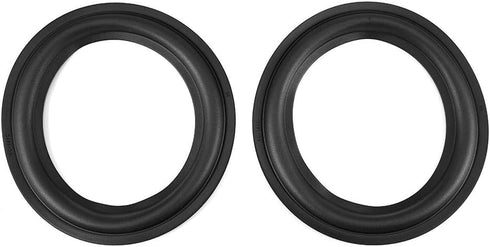 2pcs 6 Inch Perforated Rubber Speaker Foam Edge Surround Rings for Speaker Repair or DIY Replacement Parts