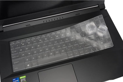 Keyboard Cover for 2023 MSI Stealth 17/16 Studio/Raider GE78HX GE68HX, Katana GF66 GF76 11UE 12UE/Sword 15 17/Crosshair