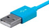Monoprice USB Type-A to Micro Type-B Cable, 6 Feet, Blue, 2.4 Amp, Polycarbonate Connector Heads