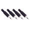 Fancasee 4 Pack 3.5mm Replacement Repair Plug Jack, 1/8" 3.5mm Solder Type DIY Audio Cable Connector