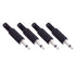 Fancasee 4 Pack 3.5mm Replacement Repair Plug Jack, 1/8" 3.5mm Solder Type DIY Audio Cable Connector