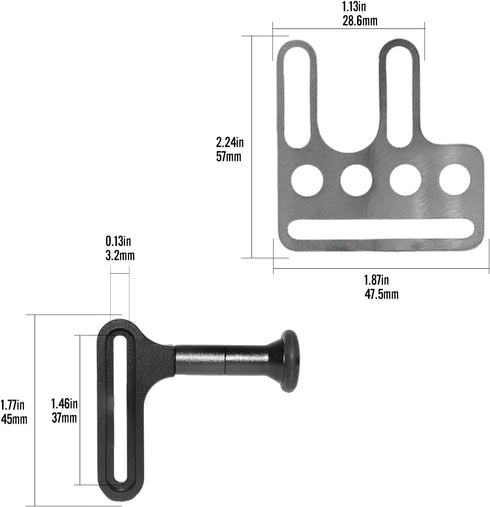 Shutter Release Extension Lever Trigger Mount Adapter for Diving Tray Stabilizer Underwater Camera Housing Handle