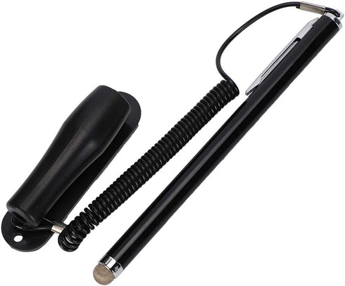 Universal Capacitive Pen - Touchscreen Pen with Spring Rope Fixed Base for Mobile Phone, Tablet, and More