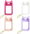 shuielai 4PCS Silicone Hand Sanitizer Spray Cases Compatible with Touchland 45ml, Protective Anti-Slip
