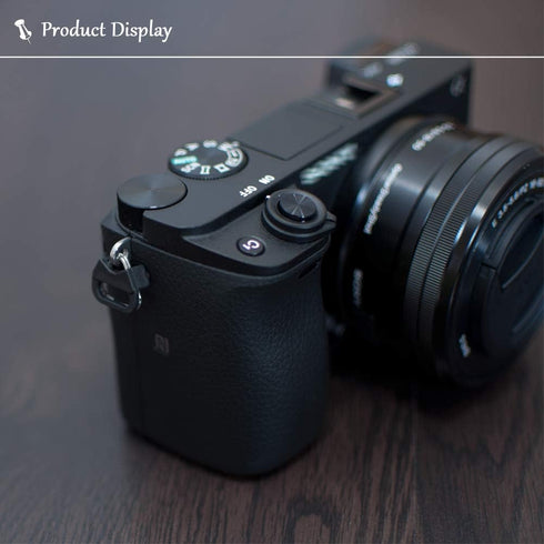 Lug Ring Camera Strap Triangle Split Ring Hook - Compatible with All Brand D-SLR Rangefinder Mirrorless Cameras (2 Pair)