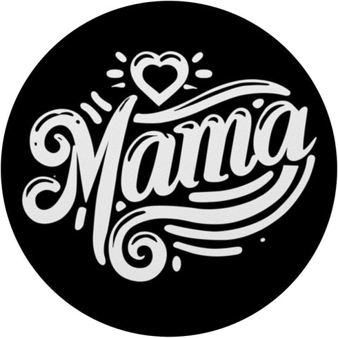 Mama Heart Women's Flower PopSockets Standard PopGrip for Mother's Day