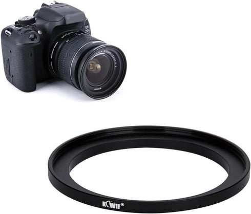 Kiwifotos 46mm-58mm Step-up Adapter Ring for Lenses, 46mm Lens to 58mm Filter and Accessories