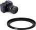 Kiwifotos 46mm-58mm Step-up Adapter Ring for Lenses, 46mm Lens to 58mm Filter and Accessories