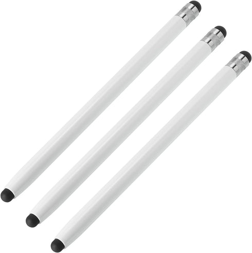 MECCANIXITY 3pcs Stylus Pens for Touch Screens, Dual Rubber Tips Capacitive Universal Tablet Pen - Sensitivity