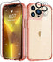 MIODIK Compatible with iPhone 13 Pro Case, Clear Glitter Protective Shockproof Phone Case with Screen and Camera Lens