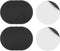 MECCANIXITY Replacement Metal Plates Black Thin Adhesive Back Magnet Stickers for Magnetic Mount