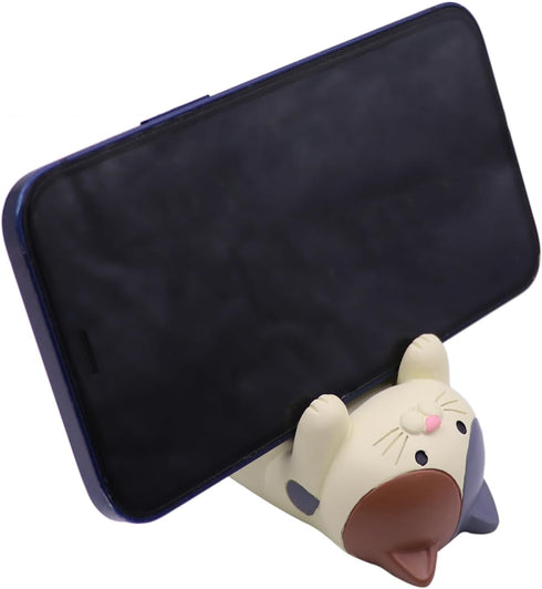 Unique Cute Cell Phone Stand Car Holder Cool Fun 3D Cartoon Cat Rabbit Animal Design Mobile Phone Tablet Bracket for Desk Compatible with All Smartphones for Children Gift Home Decor