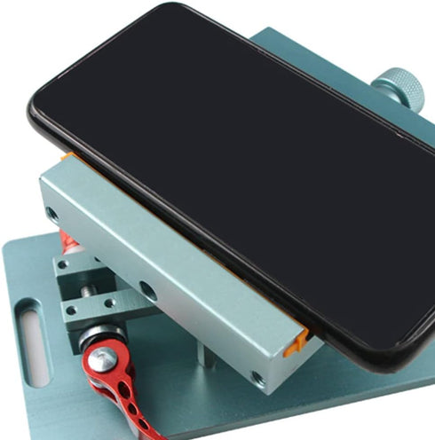 1Pcs Phone Back Cover Glass Demolition Clamp Lockable 360° Rotary Clamp for Phone Tablet Repair Fixture Holder Tool