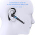 Bluetooth Earpiece for Cell Phones, V5.1 Headset with Charging Case, Waterproof Hands-Free Earphones for Android/iPhone