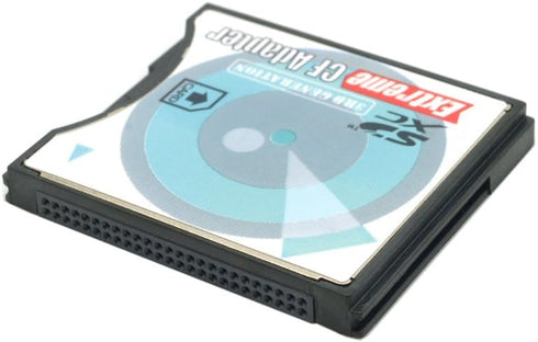 Abuycs SD/SDHC/MMC/Eye-Fi 50D, 5D 5D 7D D200, D300, D900 Extreme Speed Card to Compact Flash CF Type II Adapter