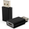 USB to USB-C Female Adapter Pack-2, Compatible with Apple Watch SE/7/8/9/Ultra MagSafe Charger